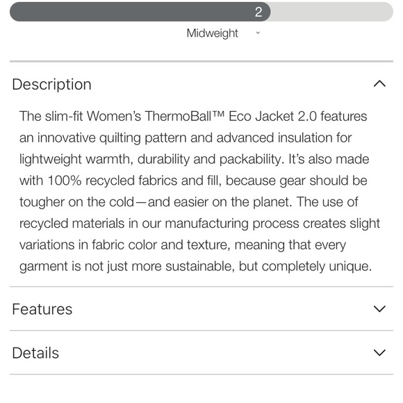 North face jacket - Picture 10 of 10
